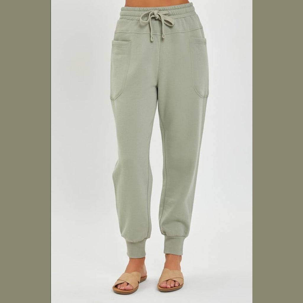 High Rise Relaxed Fit Jogger Pants (3 Colors) - 260 Broadway Boutique