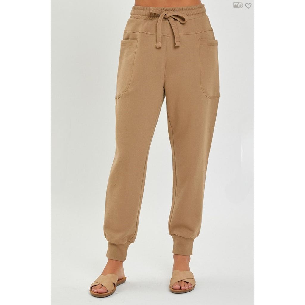 High Rise Relaxed Fit Jogger Pants (3 Colors) - 260 Broadway Boutique