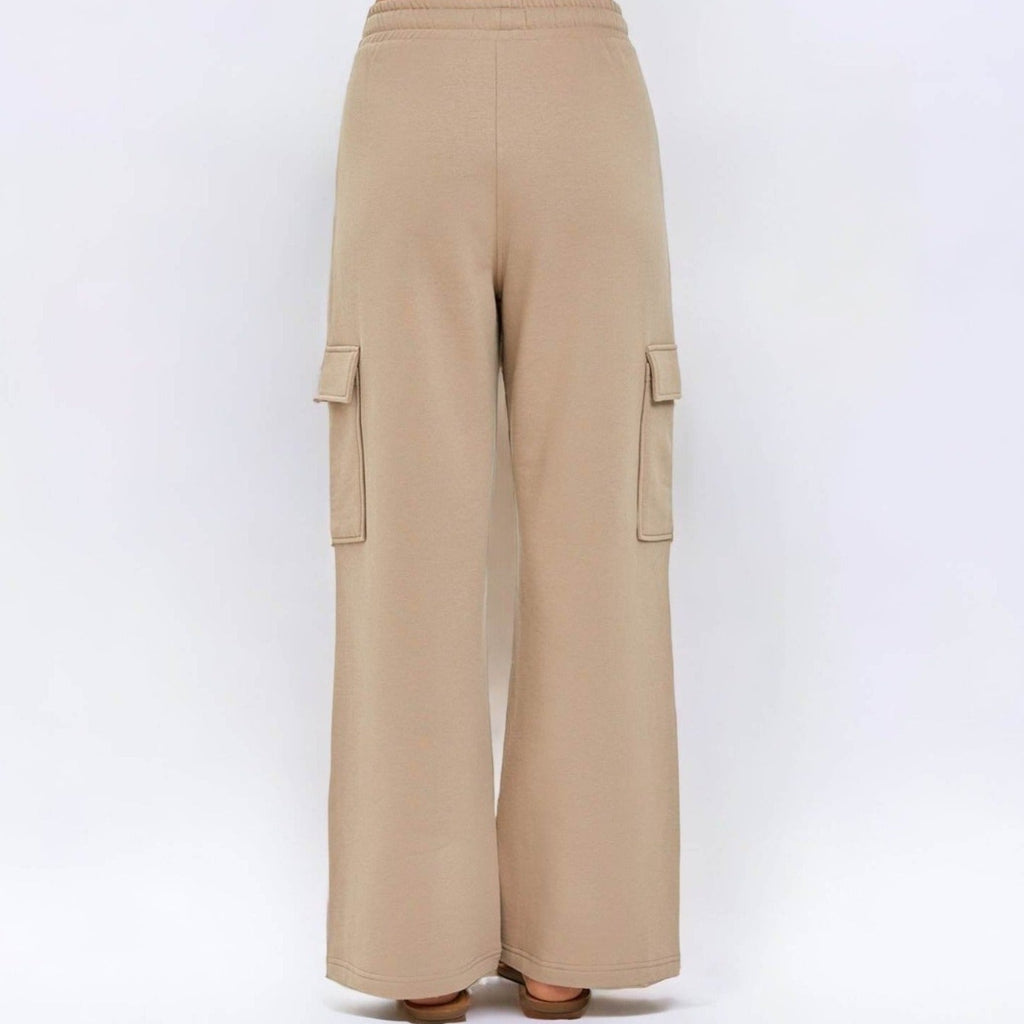 High Rise Side Pocket Relaxed Jogger Pants (3 Colors) - 260 Broadway Boutique