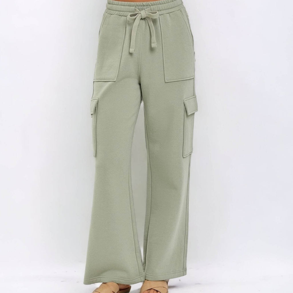 High Rise Side Pocket Relaxed Jogger Pants (3 Colors) - 260 Broadway Boutique