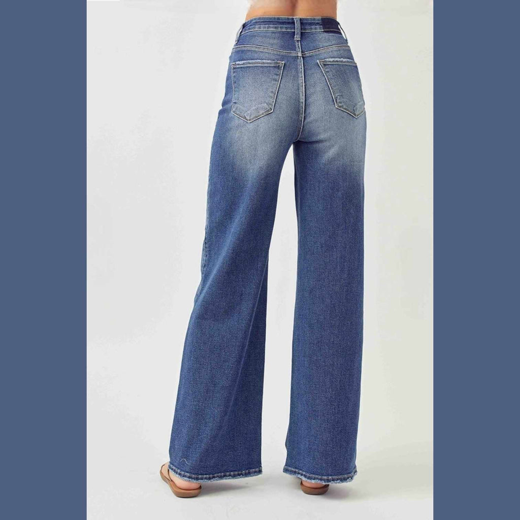 High Rise Wide Leg Jeans - 260 Broadway Boutique