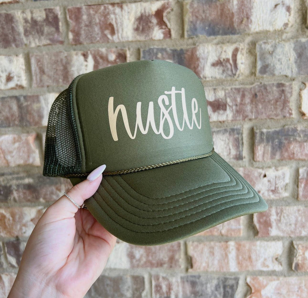 Hustle Trucker Hat - 260 Broadway Boutique