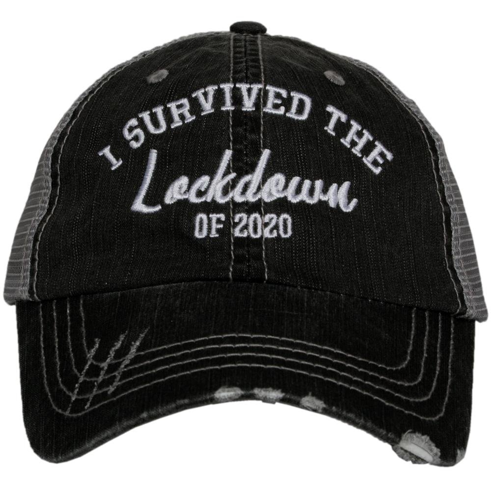 I SURVIVED THE LOCKDOWN OF 2020 TRUCKER HATS - 260 Broadway Boutique