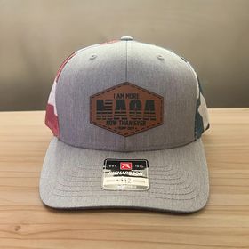 I’m More MAGA Leather Patch Hat - 260 Broadway Boutique