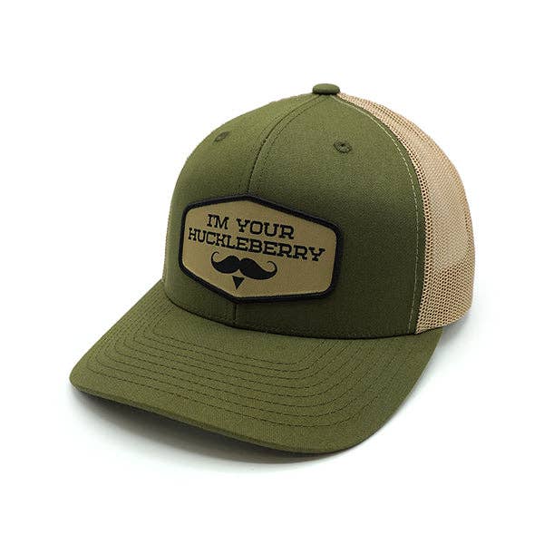 I’m Your Huckleberry Woven Patch Hat - 260 Broadway Boutique