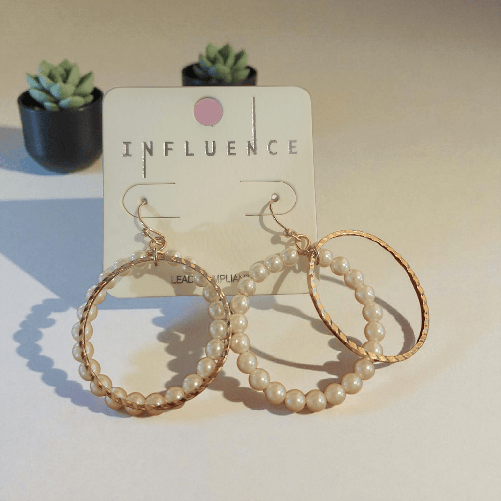 Influence Double Hoop Earrings - 260 Broadway Boutique