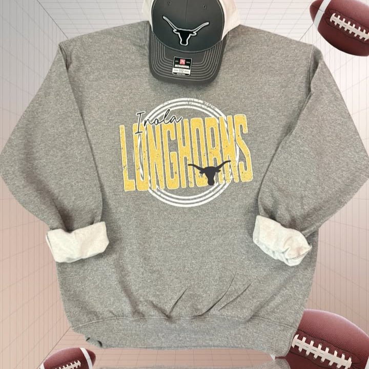 Inola LONGHORNS Sweatshirt - 260 Broadway Boutique