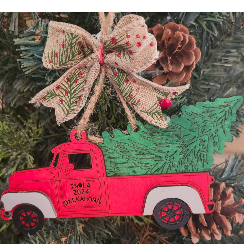 INOLA Red Truck Ornament - 260 Broadway Boutique