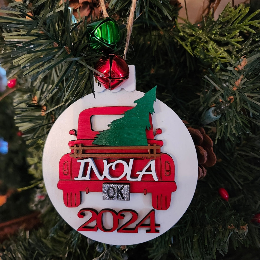 Inola Truck Ornament - 260 Broadway Boutique