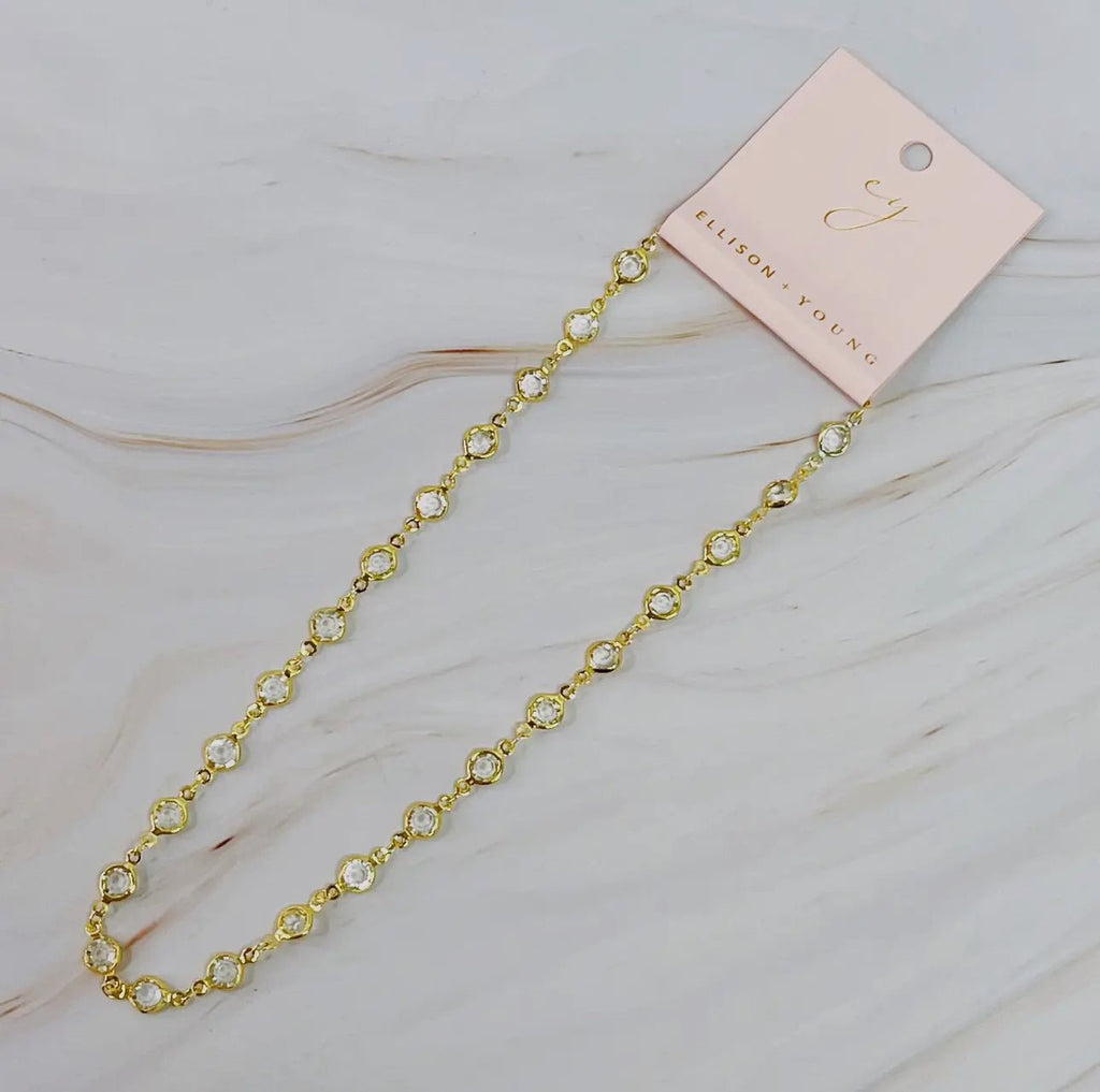 Jewel drop necklace - 260 Broadway Boutique