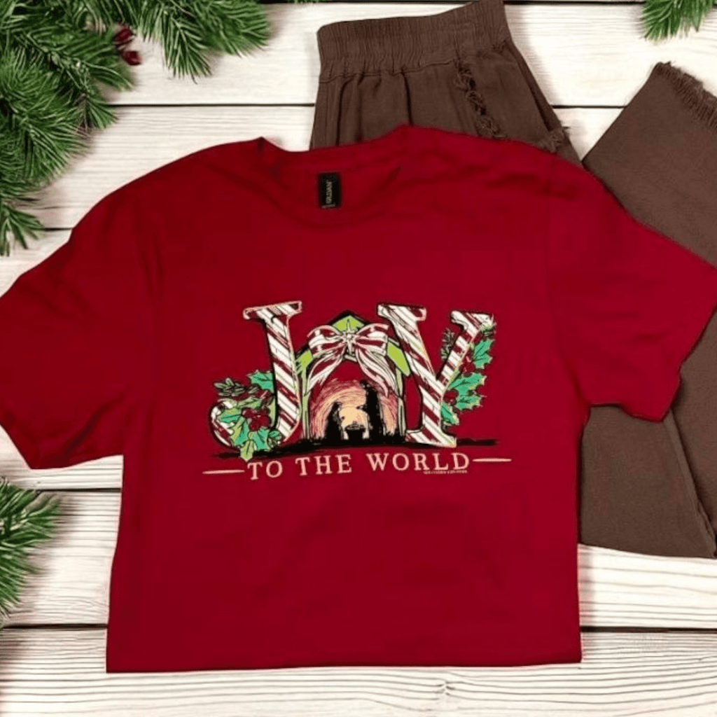 Joy To The World Tee - 260 Broadway Boutique