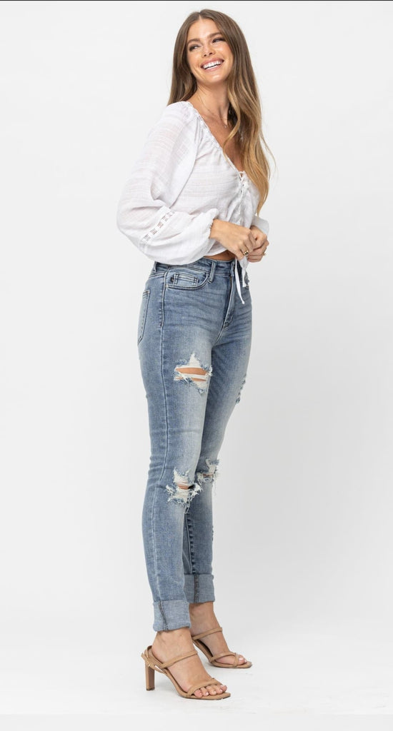 Judy Blue High Waist Skinny Jeans - 260 Broadway Boutique