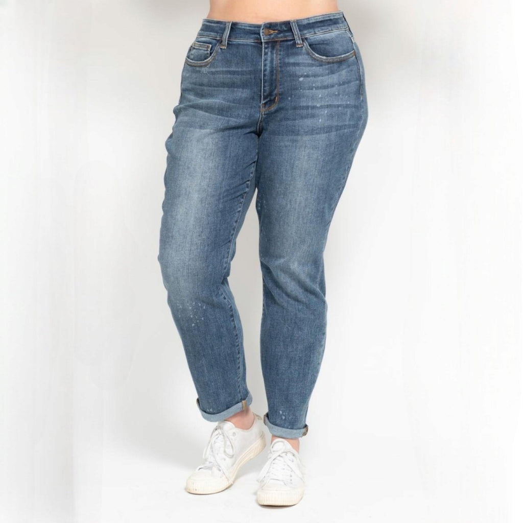 Judy Blues Plus Size Boyfriend Jeans - 260 Broadway Boutique