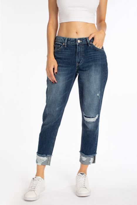 Kancan Boyfriend Jeans - 260 Broadway Boutique