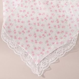 Lace Floral Bandana Hair Scarf - 260 Broadway Boutique