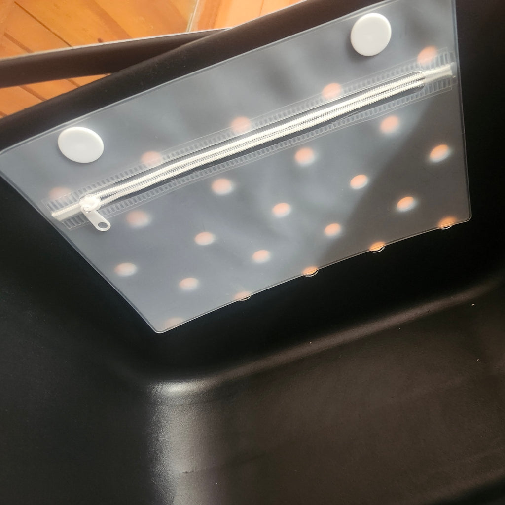 Large Rubber Tote w/inside pocket - 260 Broadway Boutique