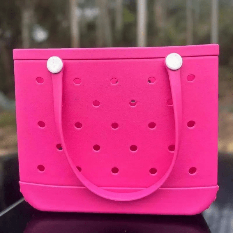 Large Rubber Tote w/inside pocket - 260 Broadway Boutique