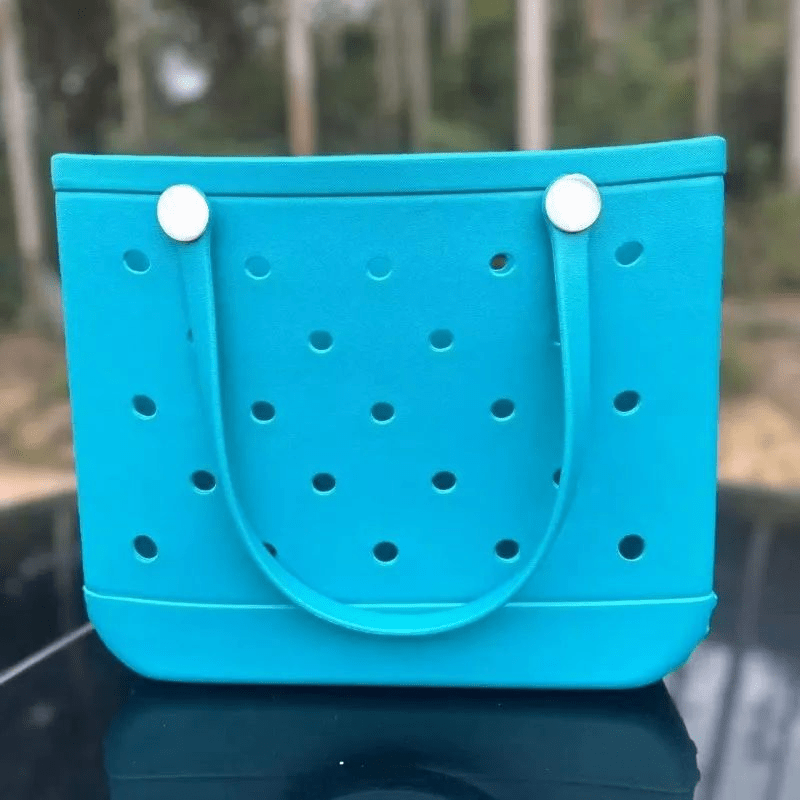 Large Rubber Tote w/inside pocket - 260 Broadway Boutique