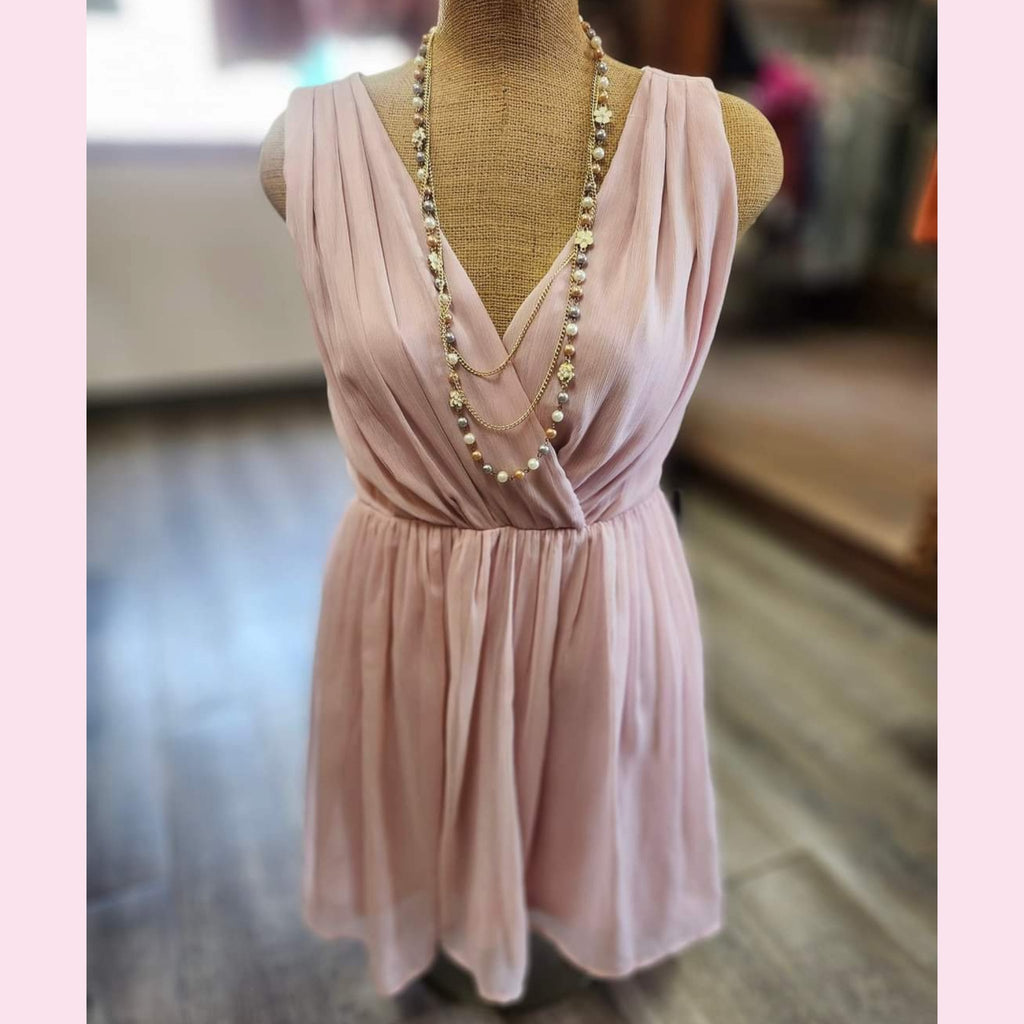 Larysn & Lilly Blush Dress - 260 Broadway Boutique