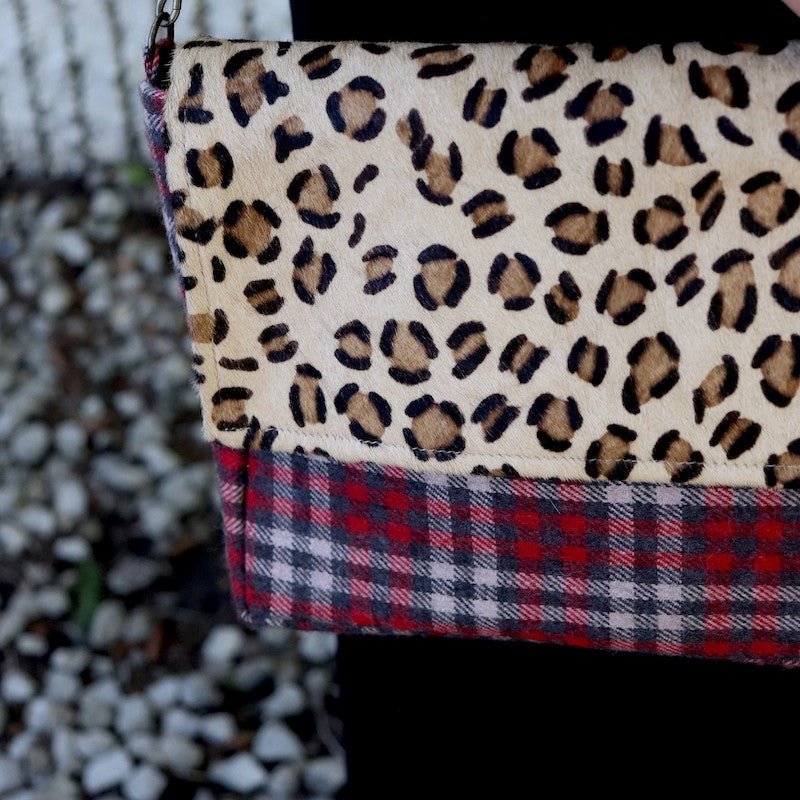 Leopard and Plaid Crossbody - 260 Broadway Boutique