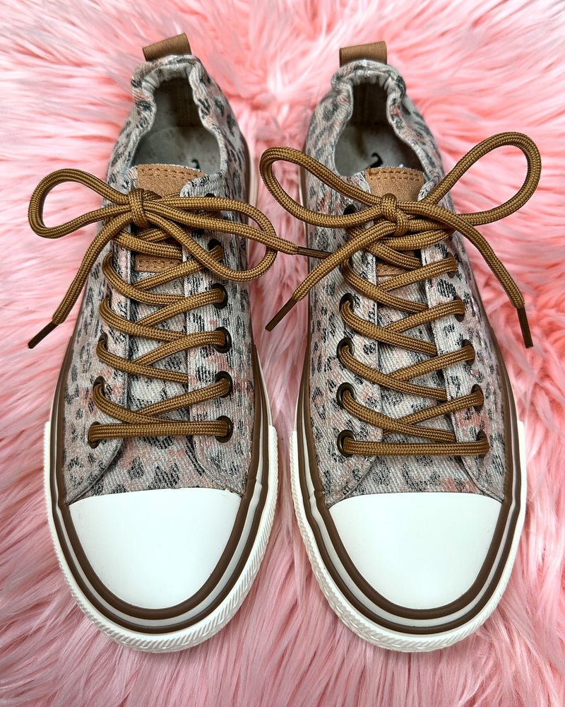 Leopard Print Sneakers - 260 Broadway Boutique