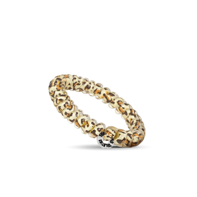 Leopard - Small Spiral Hair Coils, Hair Ties, 3 - pack - 260 Broadway Boutique