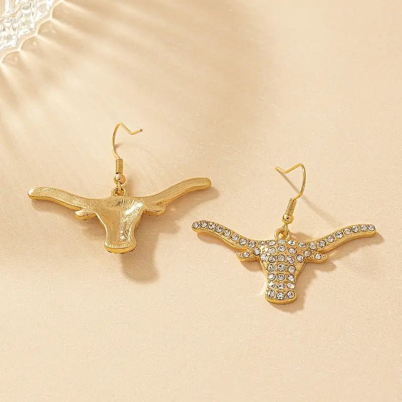 Longhorn Earrings - 260 Broadway Boutique