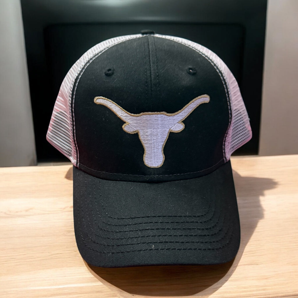 Longhorn Stitch Richardson Hat - White/Gold Stitch Longhorn - 260 Broadway Boutique