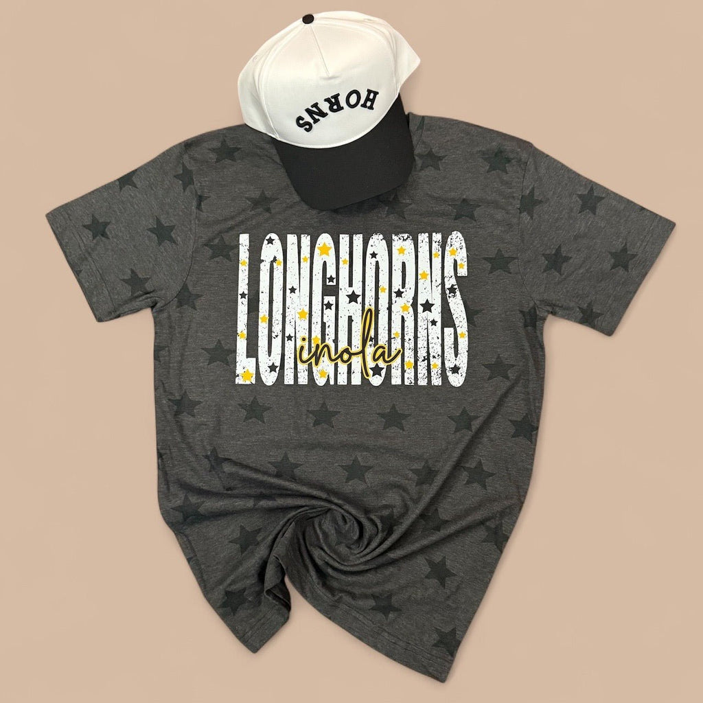 Longhorn w/stars - 260 Broadway Boutique