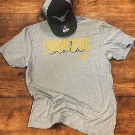 Longhorns Gray Tee - 260 Broadway Boutique