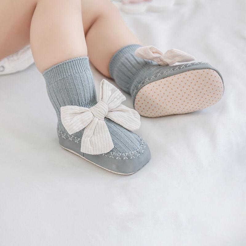 Lovely Bowknot Baby Shoes (2 Colors) - 260 Broadway Boutique