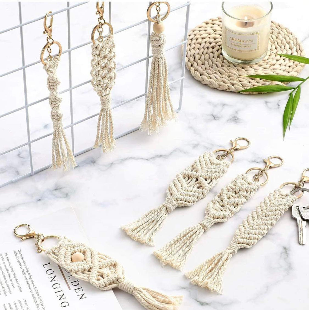 Macrame keychain - 260 Broadway Boutique