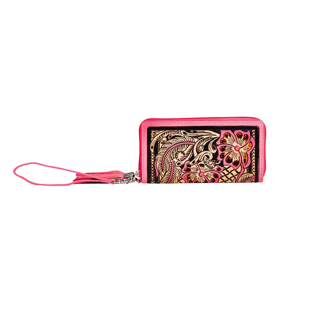 Magna Falls Hand - tooled Wallet - 260 Broadway Boutique