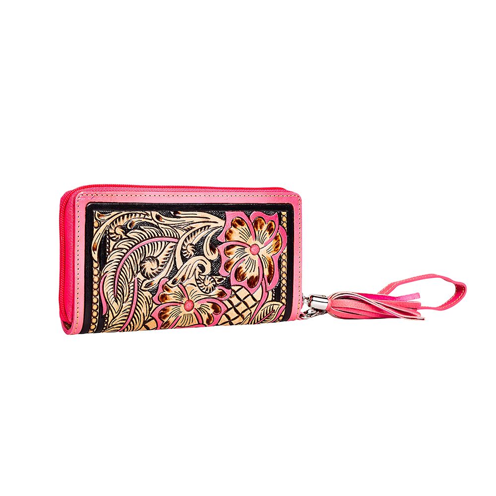 Magna Falls Hand - tooled Wallet - 260 Broadway Boutique