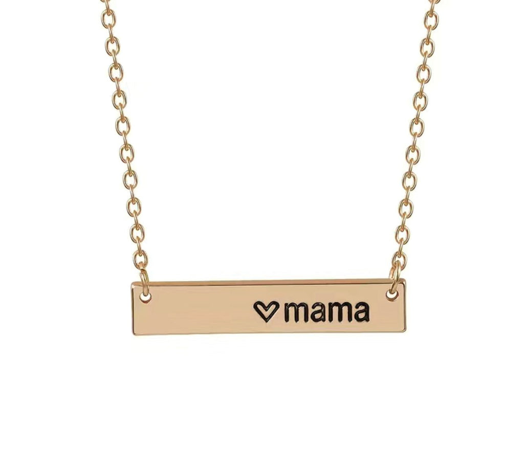 MAMA Bar Necklace - 260 Broadway Boutique