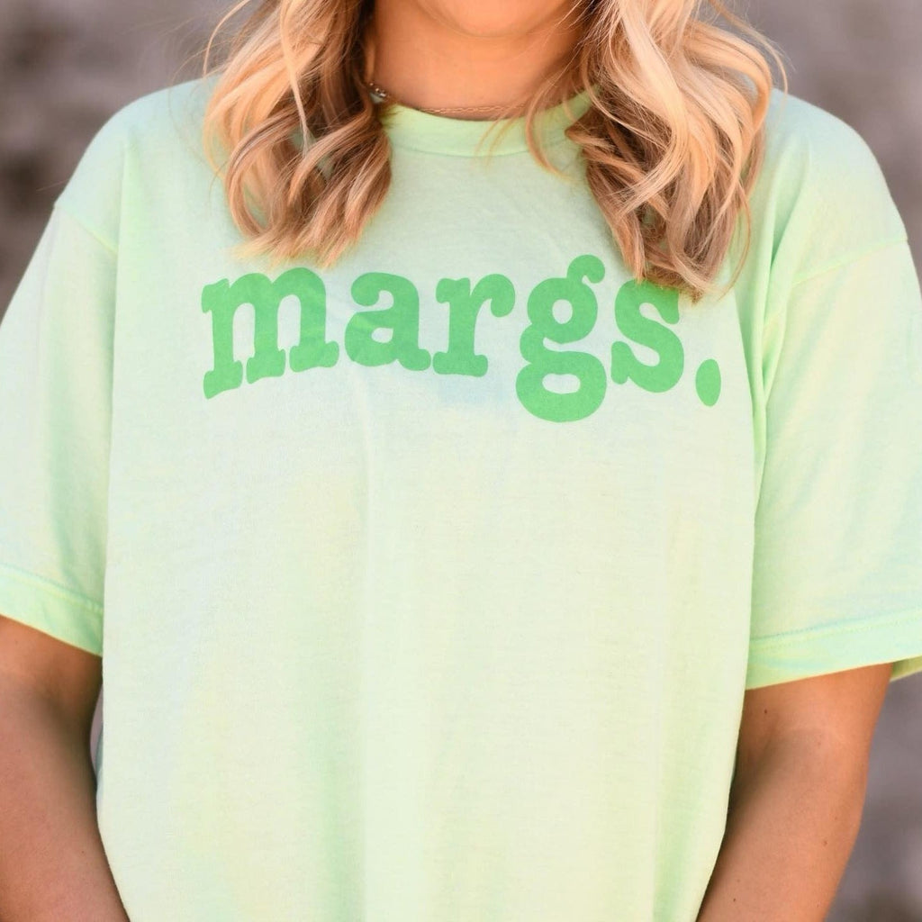 Margs Neon Mint Tee - 260 Broadway Boutique