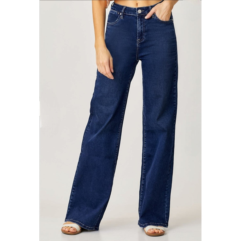 Mid Rise Wide Leg Jeans - 260 Broadway Boutique