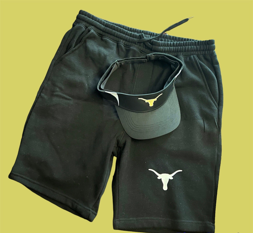 Midweight Fleece Shorts W/Mascot Longhorn - 260 Broadway Boutique