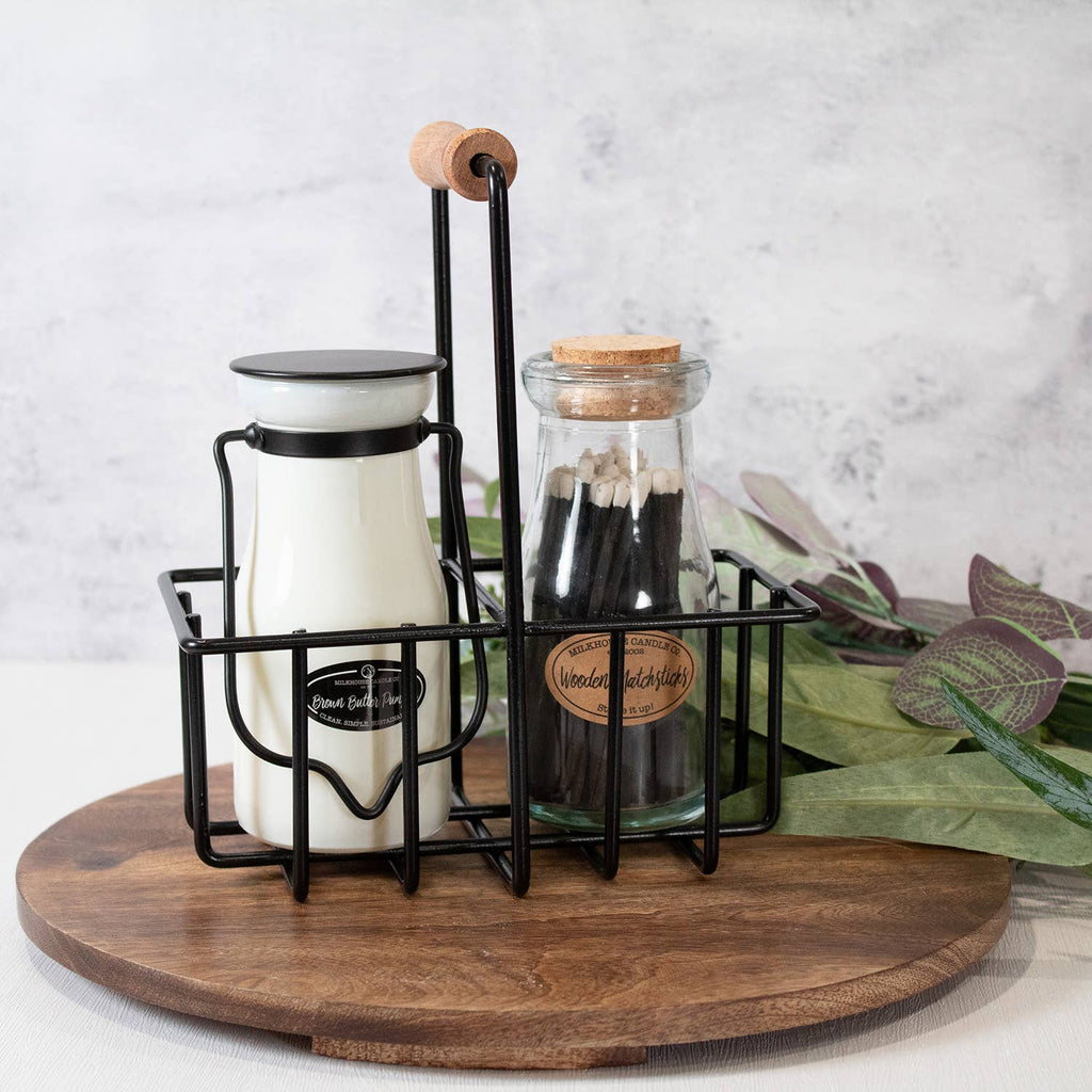 Milkbottle of Matches by Milkhouse Candle Co - 260 Broadway Boutique