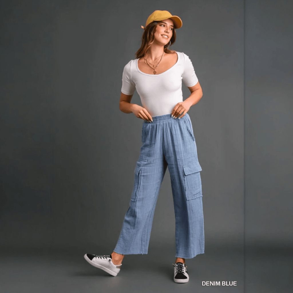 Mineral Wash Cargo Pants - 260 Broadway Boutique