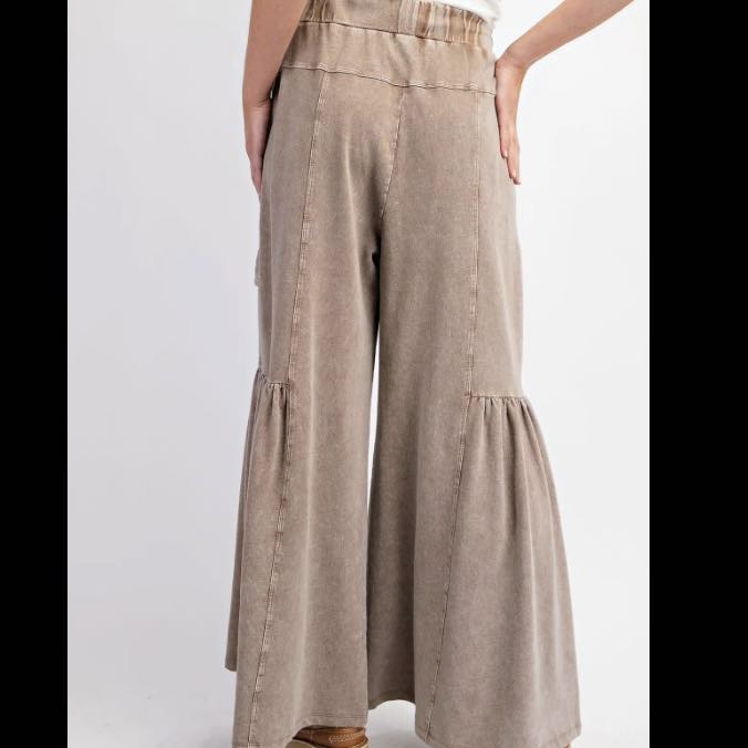 Mineral Washed Terry Knit Pants - 260 Broadway Boutique