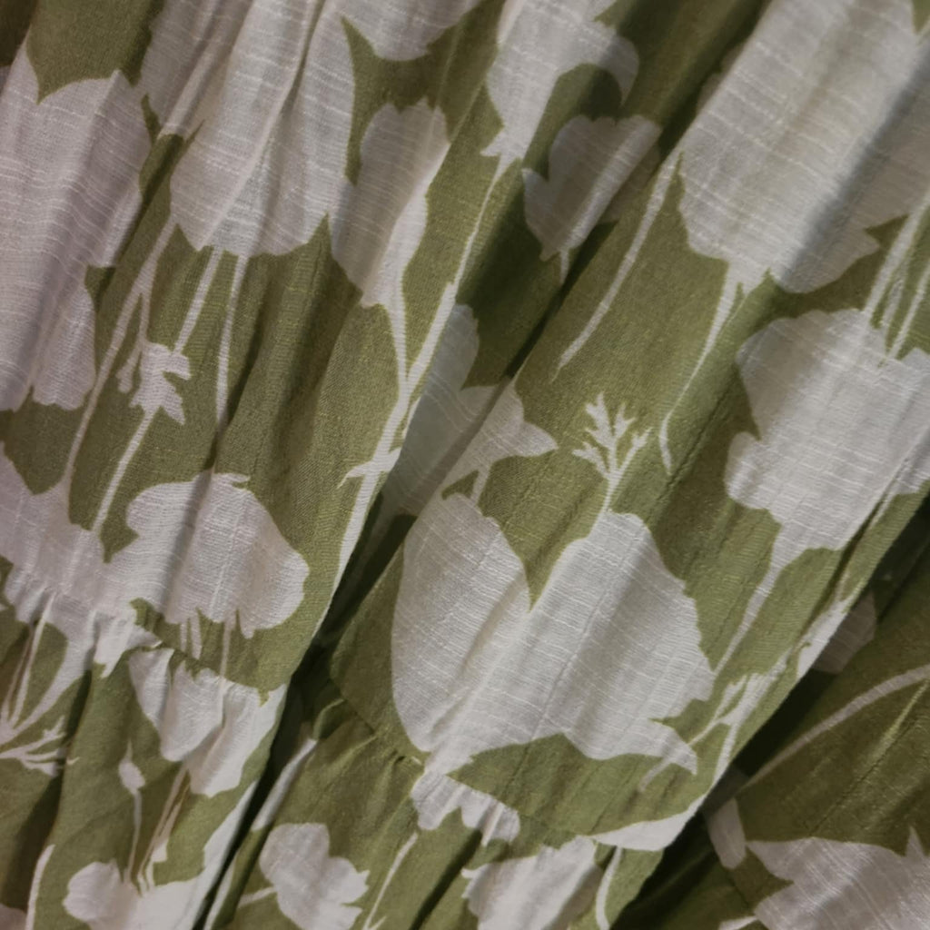 Mint Floral Lined Dress - 260 Broadway Boutique