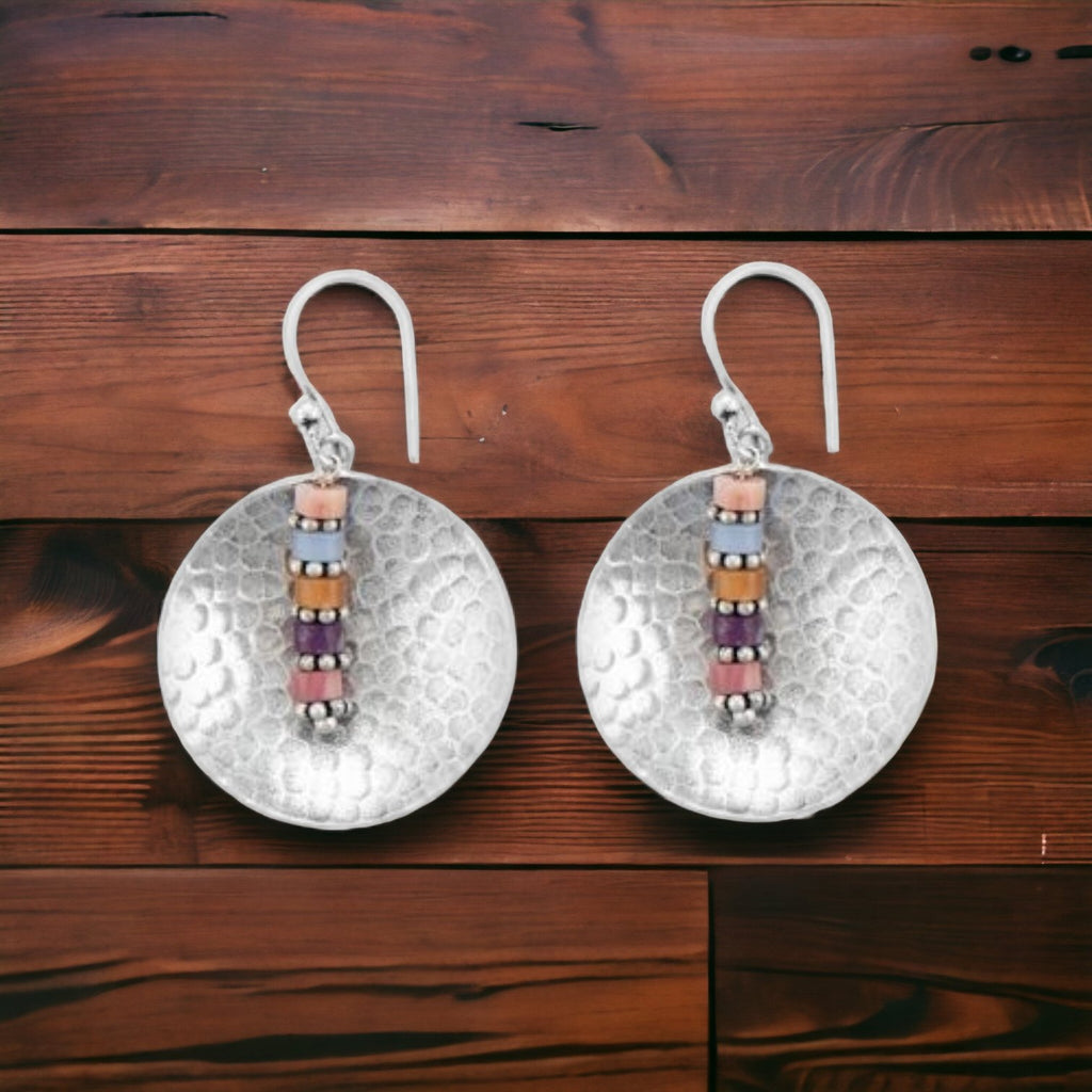 Moon Rise Silver Earrings - 260 Broadway Boutique