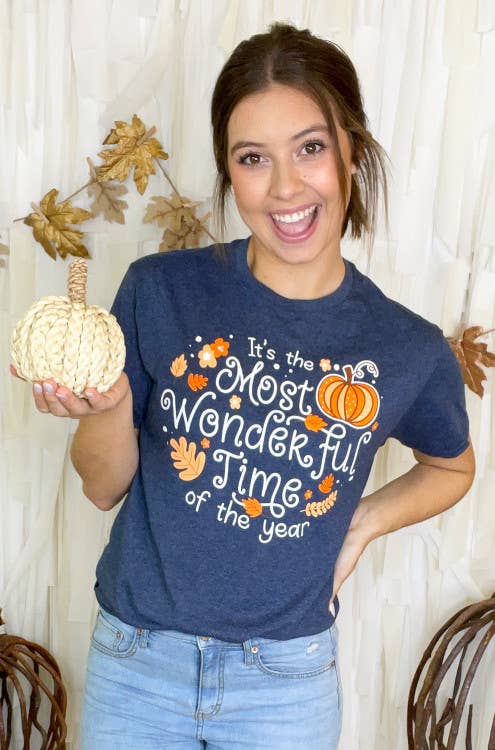 Most Wonderful Time Fall T-Shirt - 260 Broadway Boutique