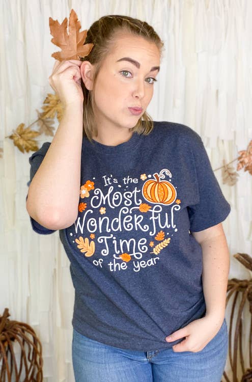 Most Wonderful Time Fall T-Shirt - 260 Broadway Boutique