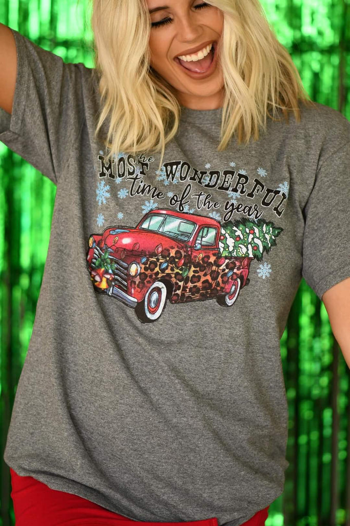 Most Wonderful Time of The Year Tee - 260 Broadway Boutique