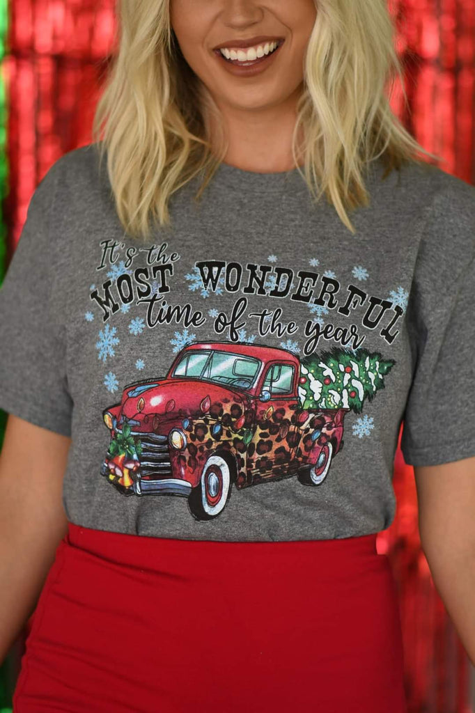 Most Wonderful Time of The Year Tee - 260 Broadway Boutique