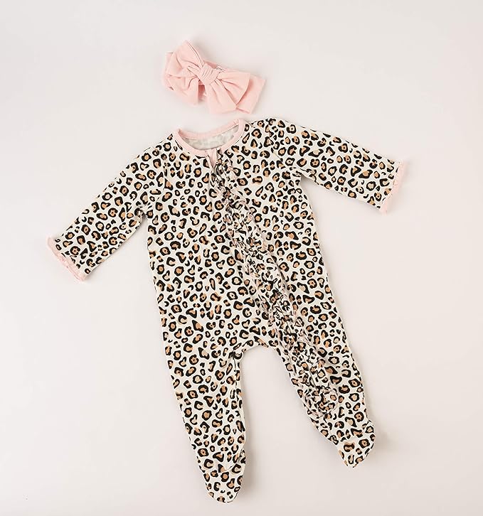 Mud Pie Baby Girls Sleeper and Headband Set - 260 Broadway Boutique