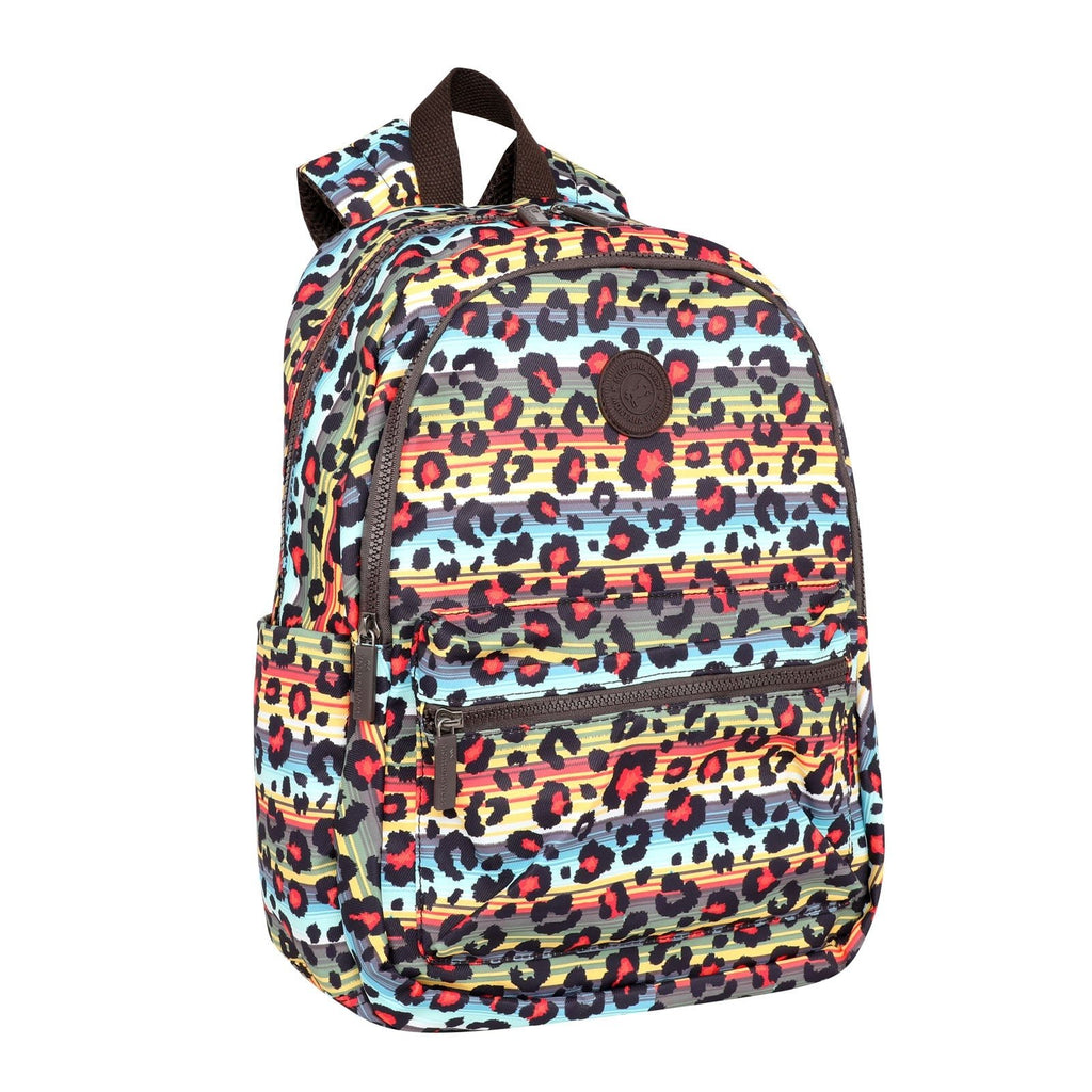 Multi Color Leopard Print Backpack - 260 Broadway Boutique