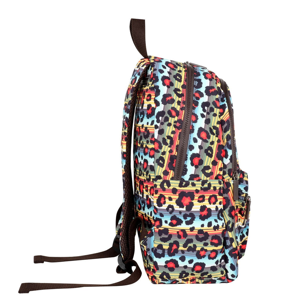 Multi Color Leopard Print Backpack - 260 Broadway Boutique